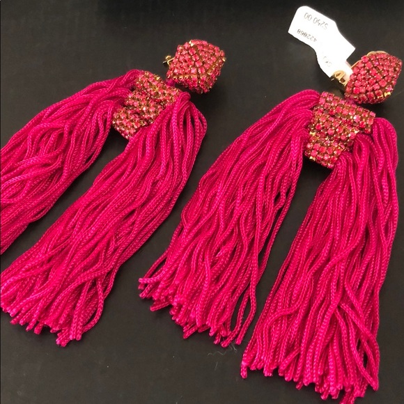 Sachin + Babi Jewelry - SACHIN & BABI CRYSTAL DUPIO DROP TASSEL EARRINGS